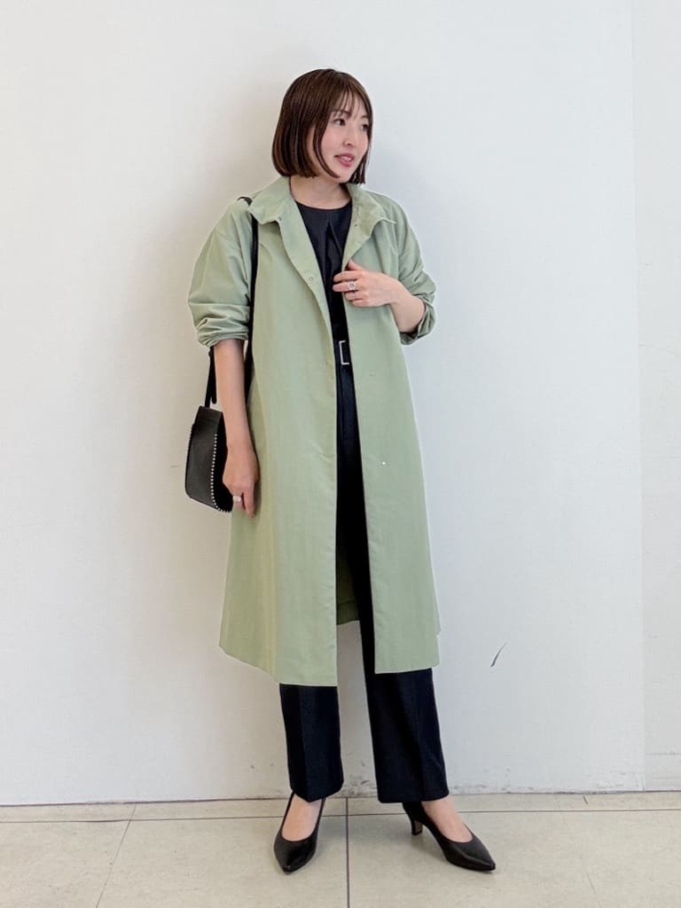 yoshiyaさんの「INDIVI｜【合皮】スタッズ風メタルポシェットバッグ」を使ったコーディネート