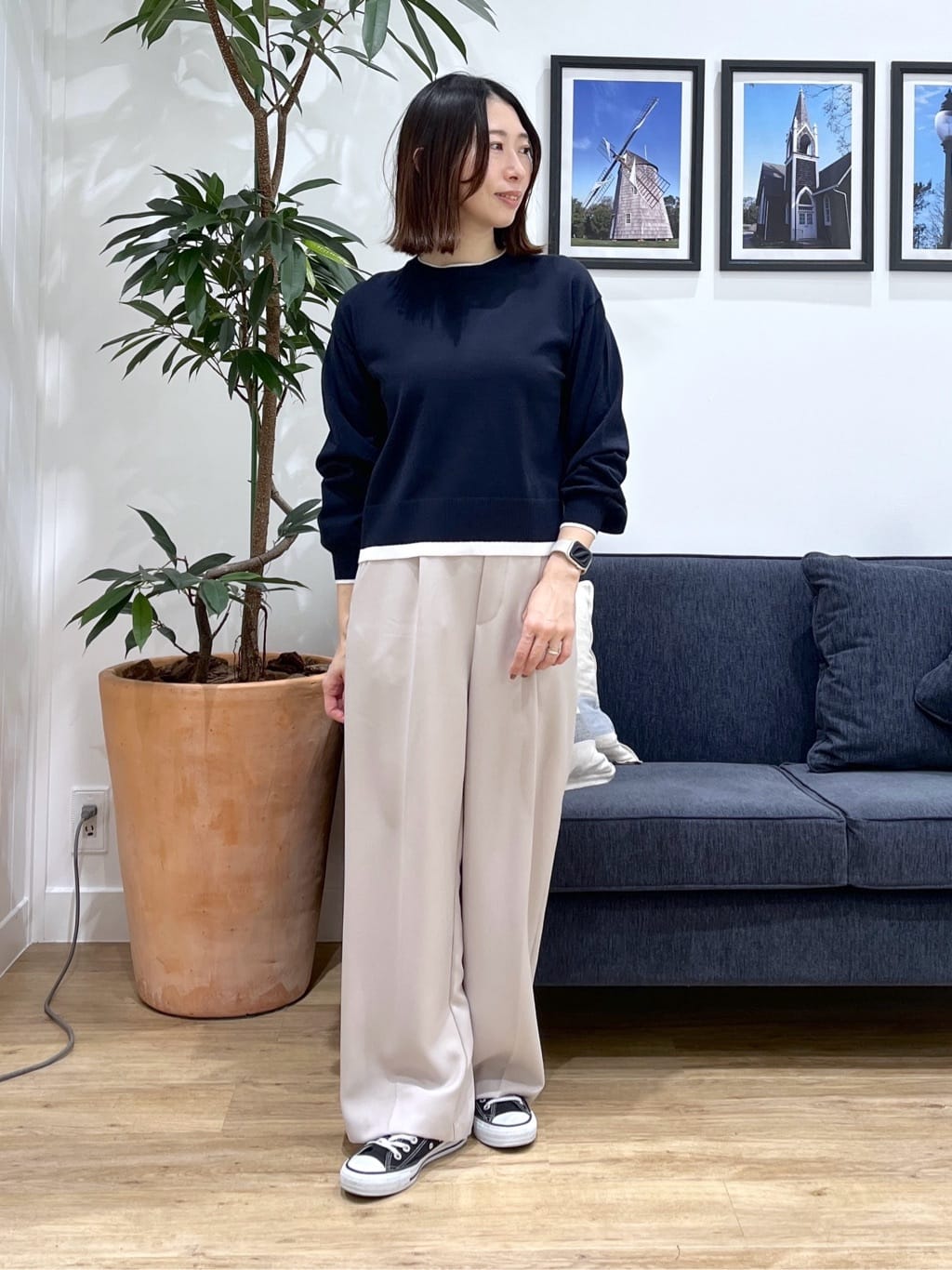 canaさんの「Dessin｜【洗える】フードトレンチコート」を使ったコーディネート