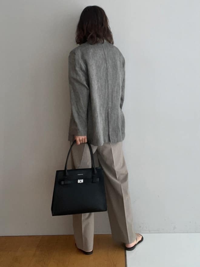 misaさんの「DRESSTERIOR｜◆ウォッシャブルコットンカシミヤプルオーバーニット」を使ったコーディネート
