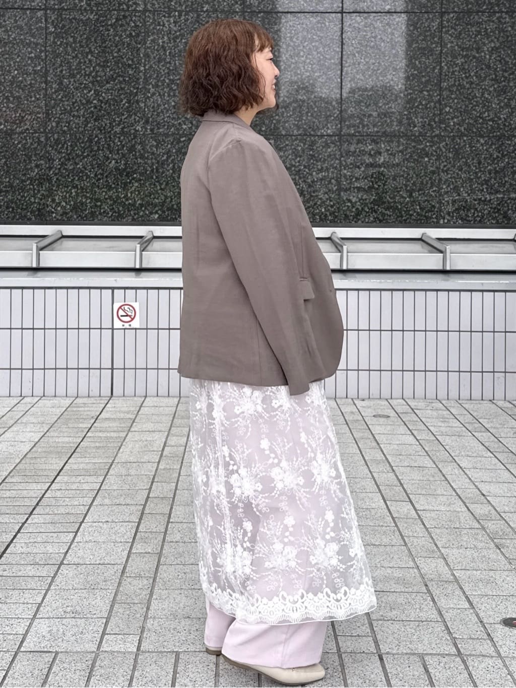 sumicaさんの「OPAQUE.CLIP｜シングルテーラードジャケット【洗える／裏地なし】」を使ったコーディネート