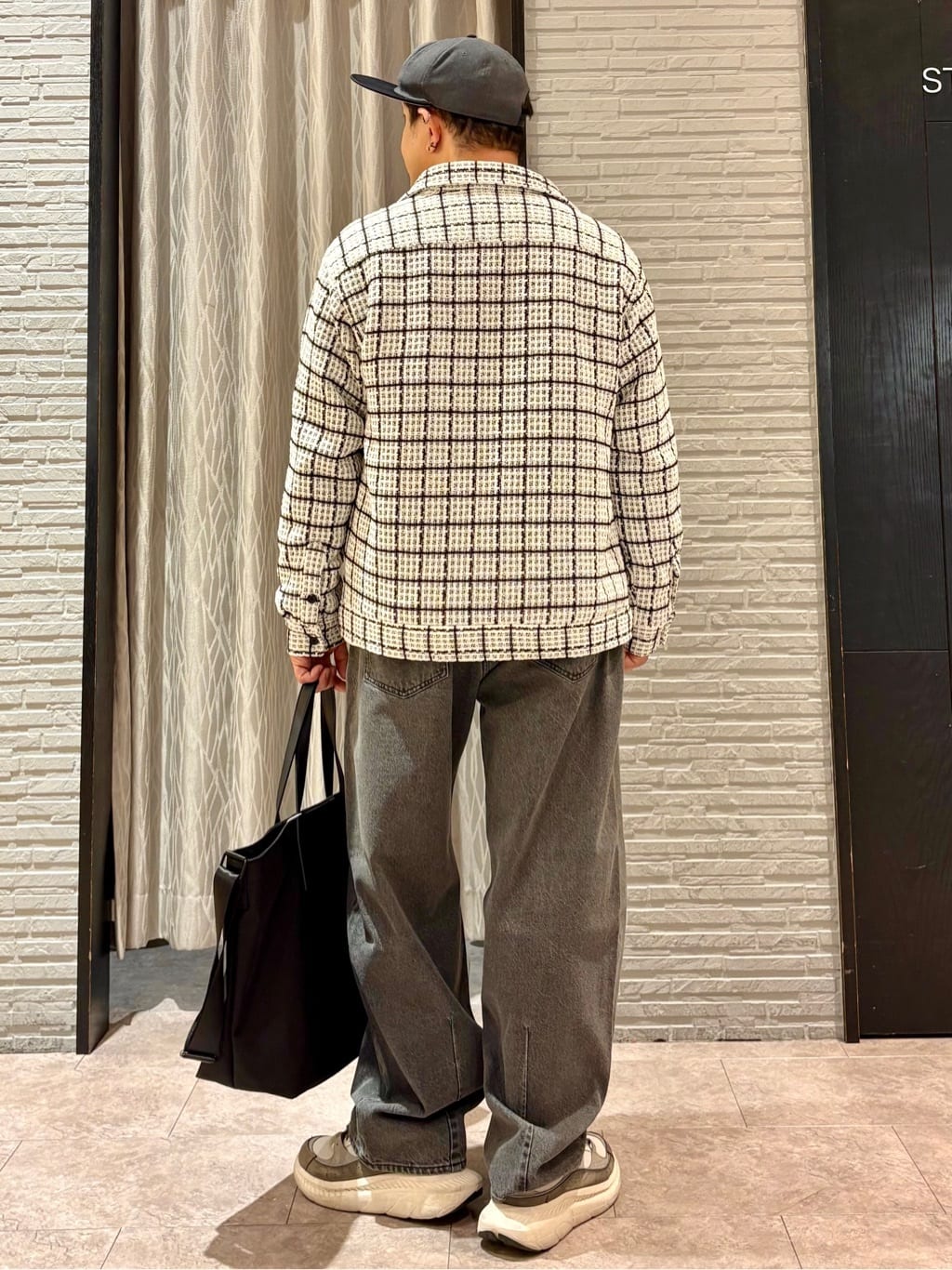 Pーyamaさんの「THE SHOP TK｜【カジュアルに上品さをプラス】変わり織ツイードブルゾン　洗濯機OK」を使ったコーディネート