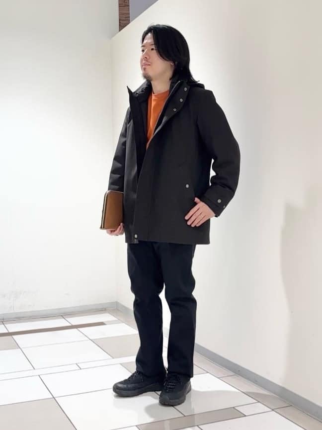 及川さんの「TAKEO KIKUCHI｜【3WAY】ドビー ダウンライナー付ブルゾン」を使ったコーディネート