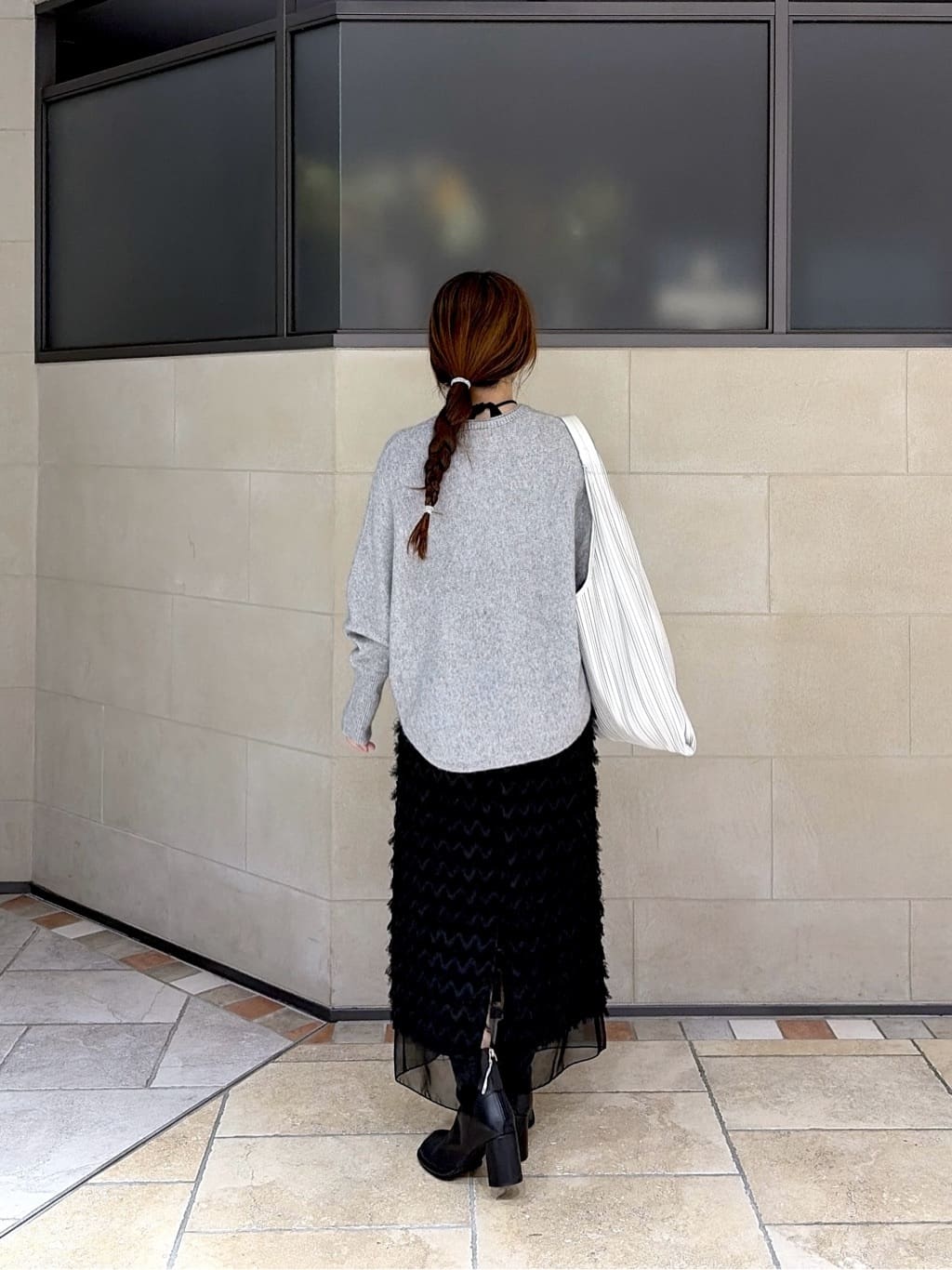 よねさんの「INDIVI｜【洗える】ヘアリーフォルムニット」を使ったコーディネート