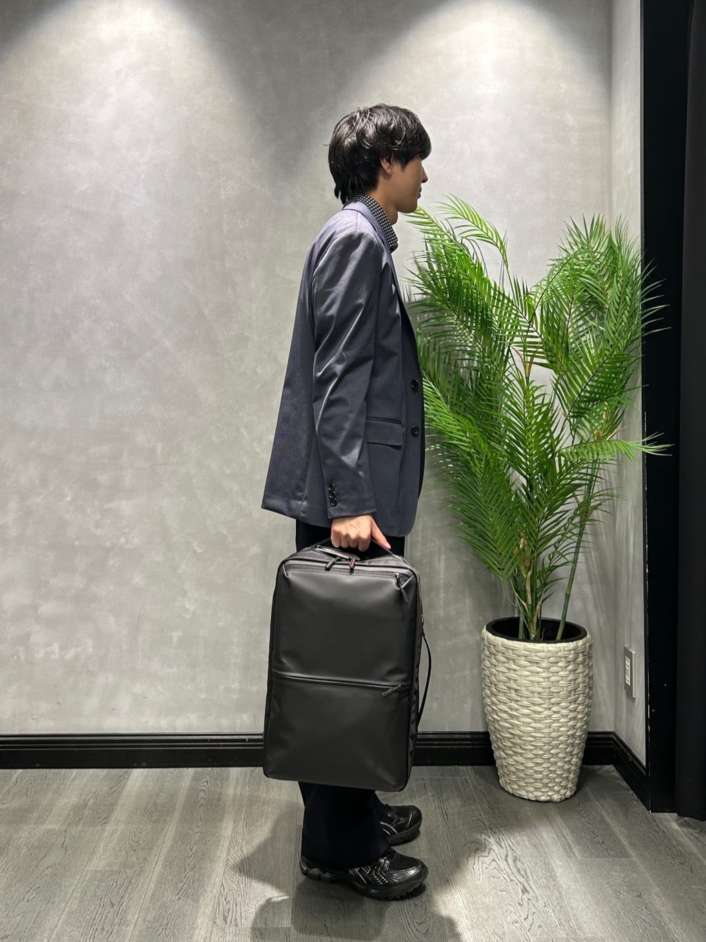 ruiさんの「TAKEO KIKUCHI｜【360&deg;ストレッチ／軽量】None Of Stress ライト ジャケット（セットアップ対応）」を使ったコーディネート
