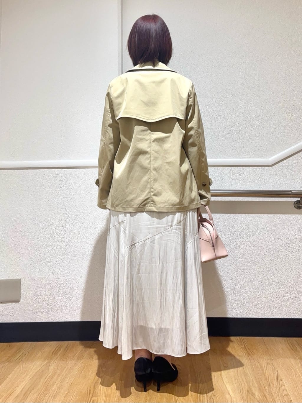 MIKIKOさんの「UNTITLED｜【定番人気/はっ水/洗える】タスランショートトレンチコート」を使ったコーディネート