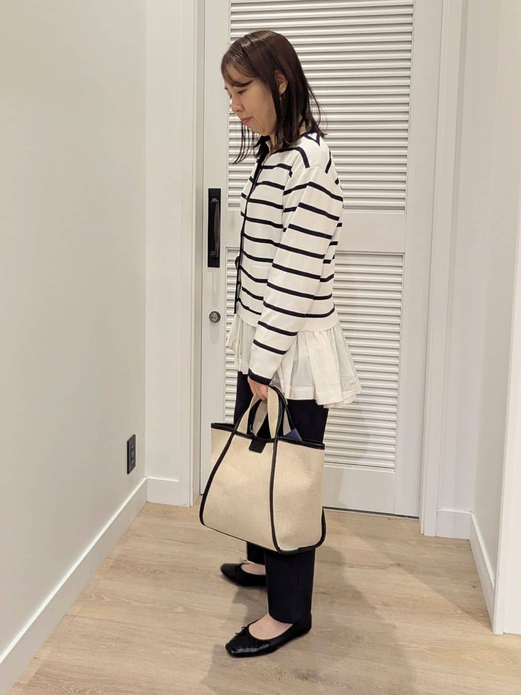 enさんの「Dessin｜ボイルブラウス」を使ったコーディネート