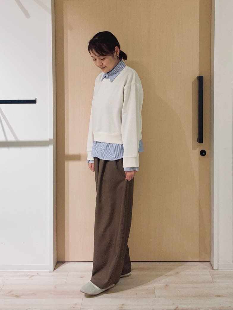 funafunaさんの「SHOO･LA･RUE｜【NEW/22.5㎝-24.5㎝】洗えてサラサラ ニットパンプス」を使ったコーディネート
