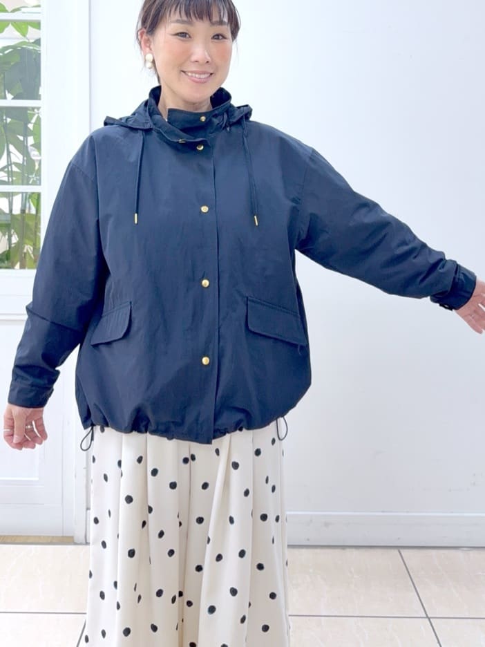 Osawaさんの「Dessin｜【撥水/2WAY】フーディーブルゾン」を使ったコーディネート