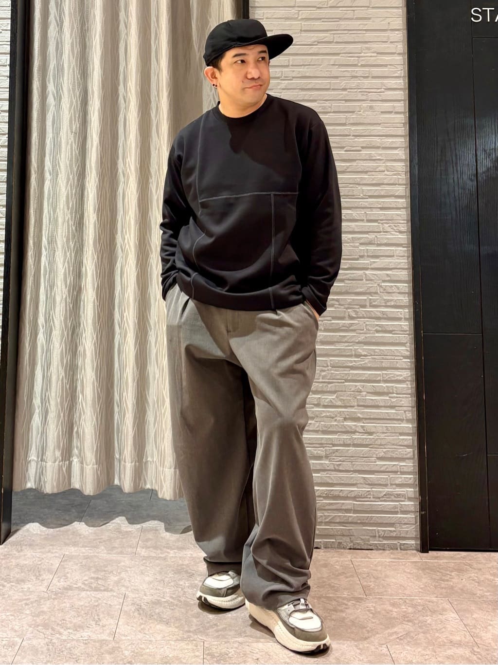 Pーyamaさんの「THE SHOP TK｜【カジュアルに上品さをプラス】変わり織ツイードブルゾン　洗濯機OK」を使ったコーディネート
