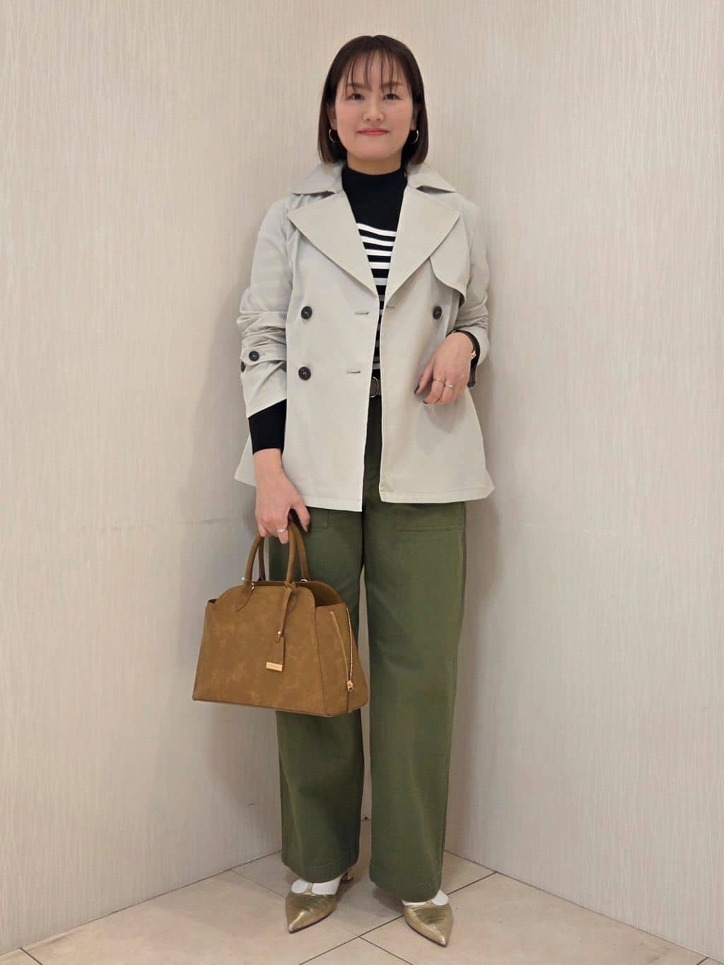 naokoさんの「UNTITLED｜【洗える】ミラノリブニット」を使ったコーディネート
