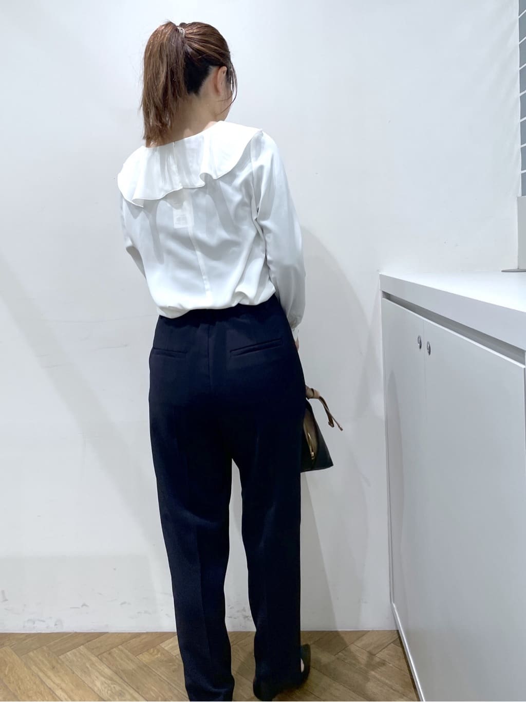 Junさんの「index｜ストレッチノーカラージャケット／セットアップ対応【洗濯機OK／防シワ／イージーアイロン】」を使ったコーディネート