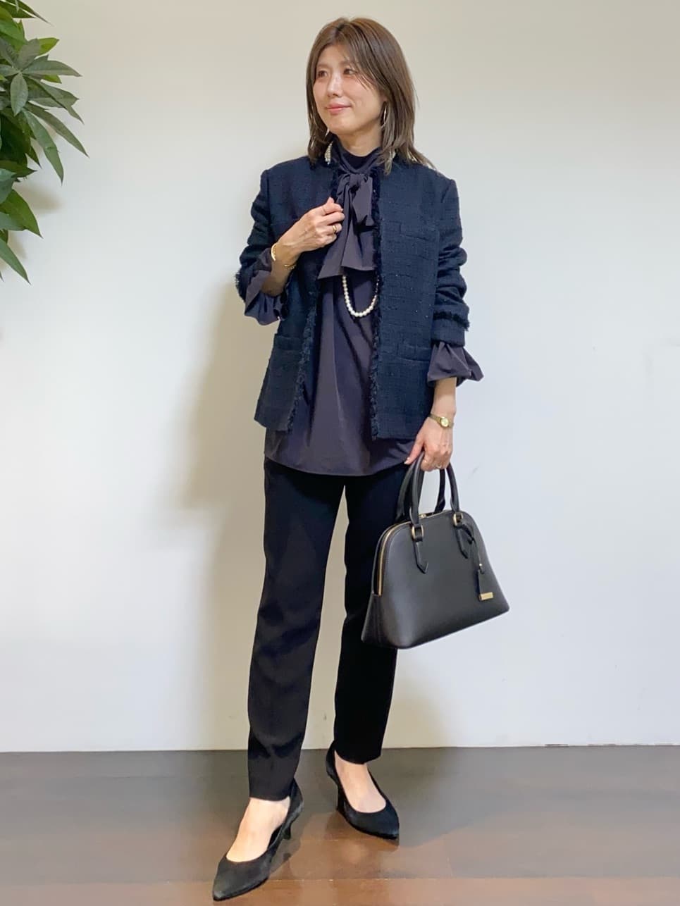 tomoさんの「UNTITLED｜【仕事着/スーツ】ファンシーツイード ジャケット」を使ったコーディネート