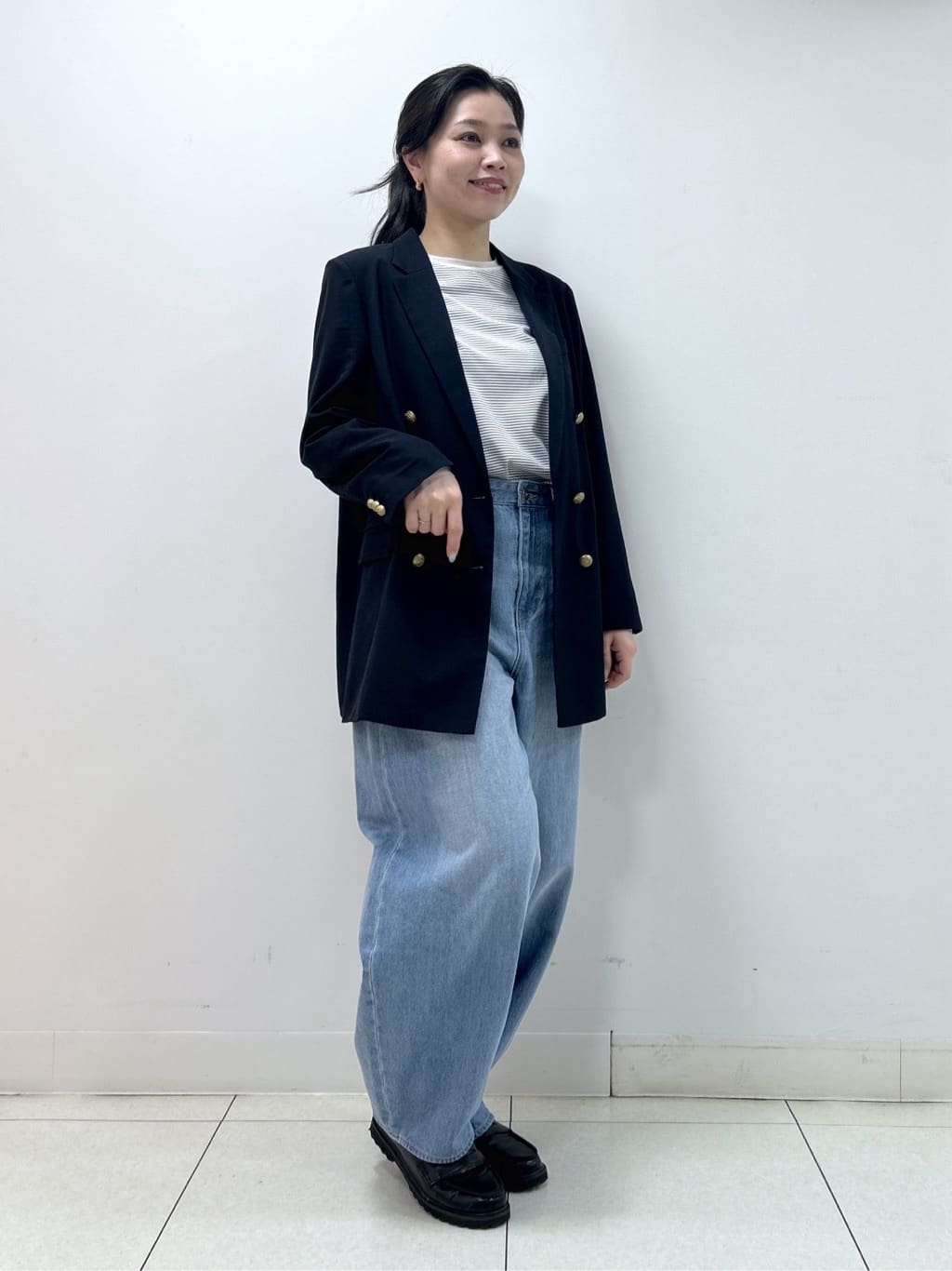 Kaiさんの「Dessin｜ダブルジャケット」を使ったコーディネート