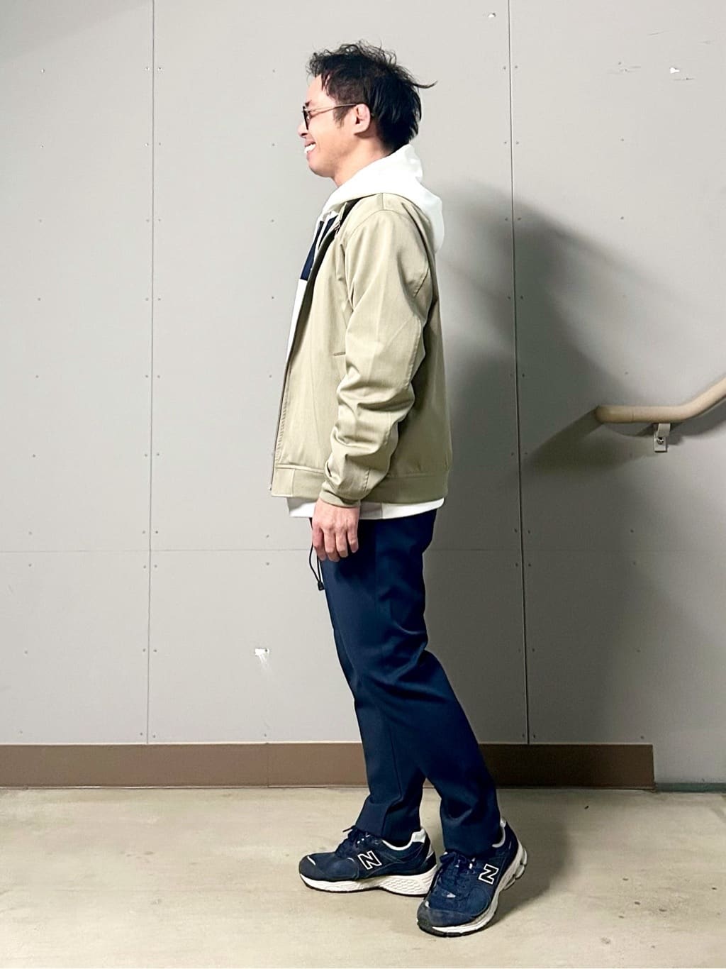 KENJI Iさんの「THE SHOP TK｜FLEX LINE ストレッチリブブルゾン　ストレッチ/防シワ/マシンウォッシャブル/セットアップ可」を使ったコーディネート