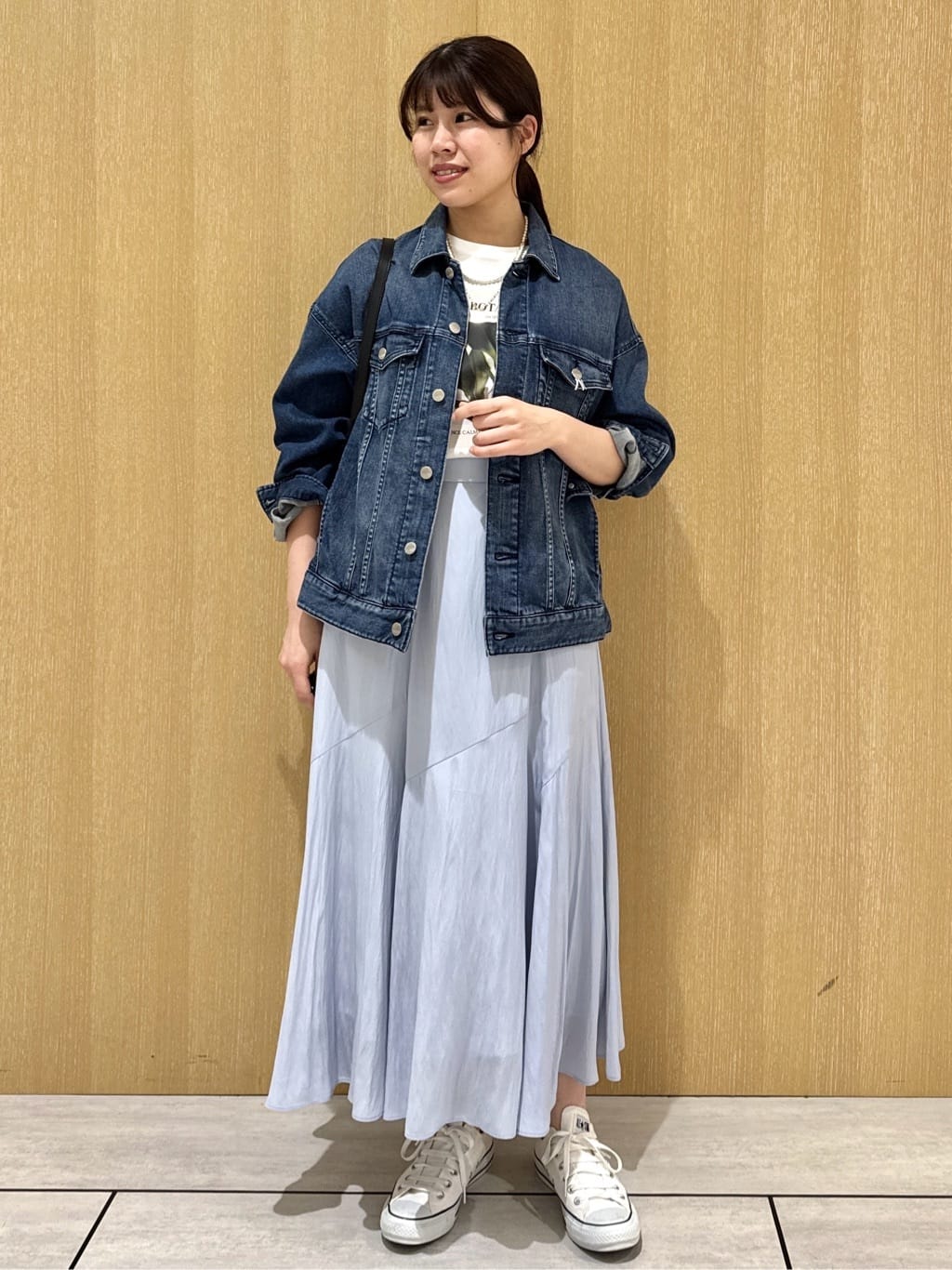 nanaさんの「UNTITLED｜【コットン100/洗える】フォトロングTシャツ」を使ったコーディネート