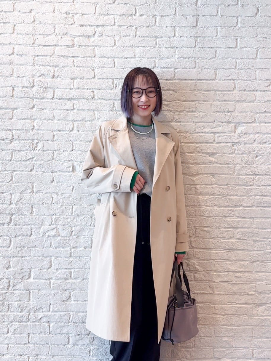 𝐜𝐡𝐢𝐤𝐚さんの「SHOO･LA･RUE｜【Lee別注／撥水】巾着ショルダーバッグ」を使ったコーディネート