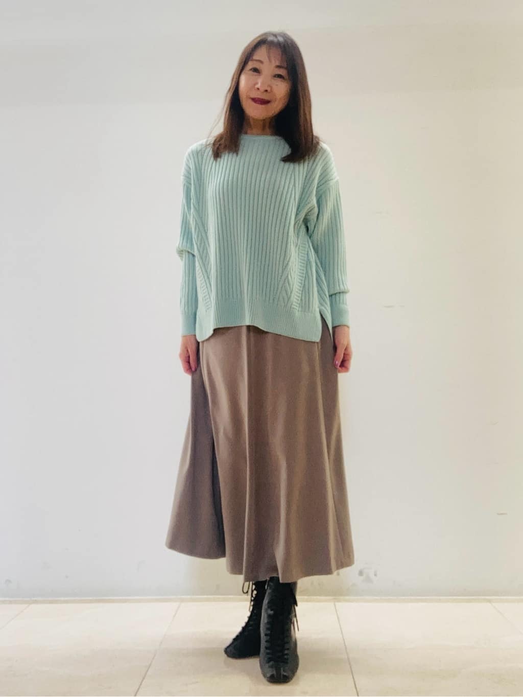 kurodaさんの「Reflect｜【SS-4Lサイズ／ウエスト調整可】フーデッドロングダウンコート」を使ったコーディネート