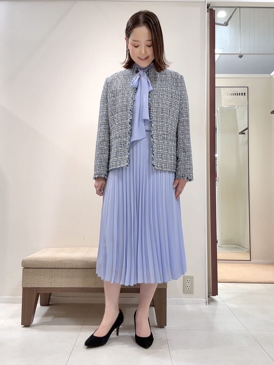YUIさんの「UNTITLED｜【仕事着/スーツ】ファンシーツイード ジャケット」を使ったコーディネート