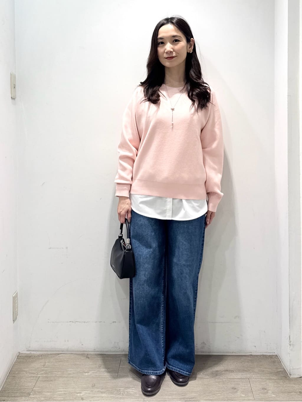 yuicciさんの「OPAQUE.CLIP｜スウェットライクニット【洗濯機OK】」を使ったコーディネート