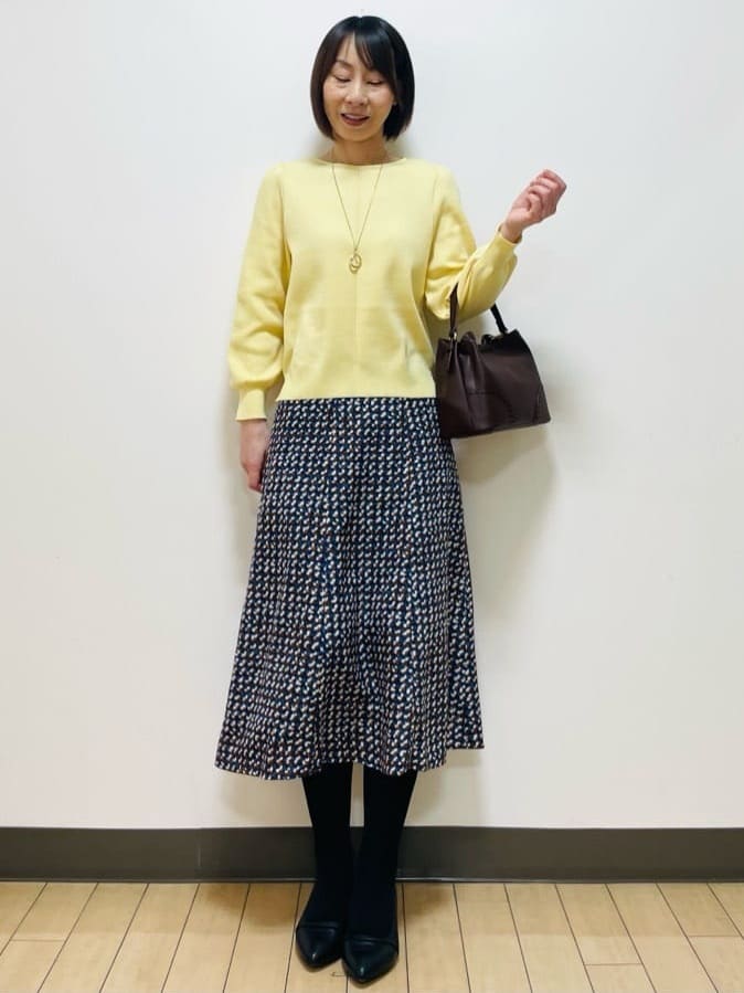Riiさんの「Reflect｜【至福の履き心地】&rsquo;25秋冬 やみつきパンプス」を使ったコーディネート