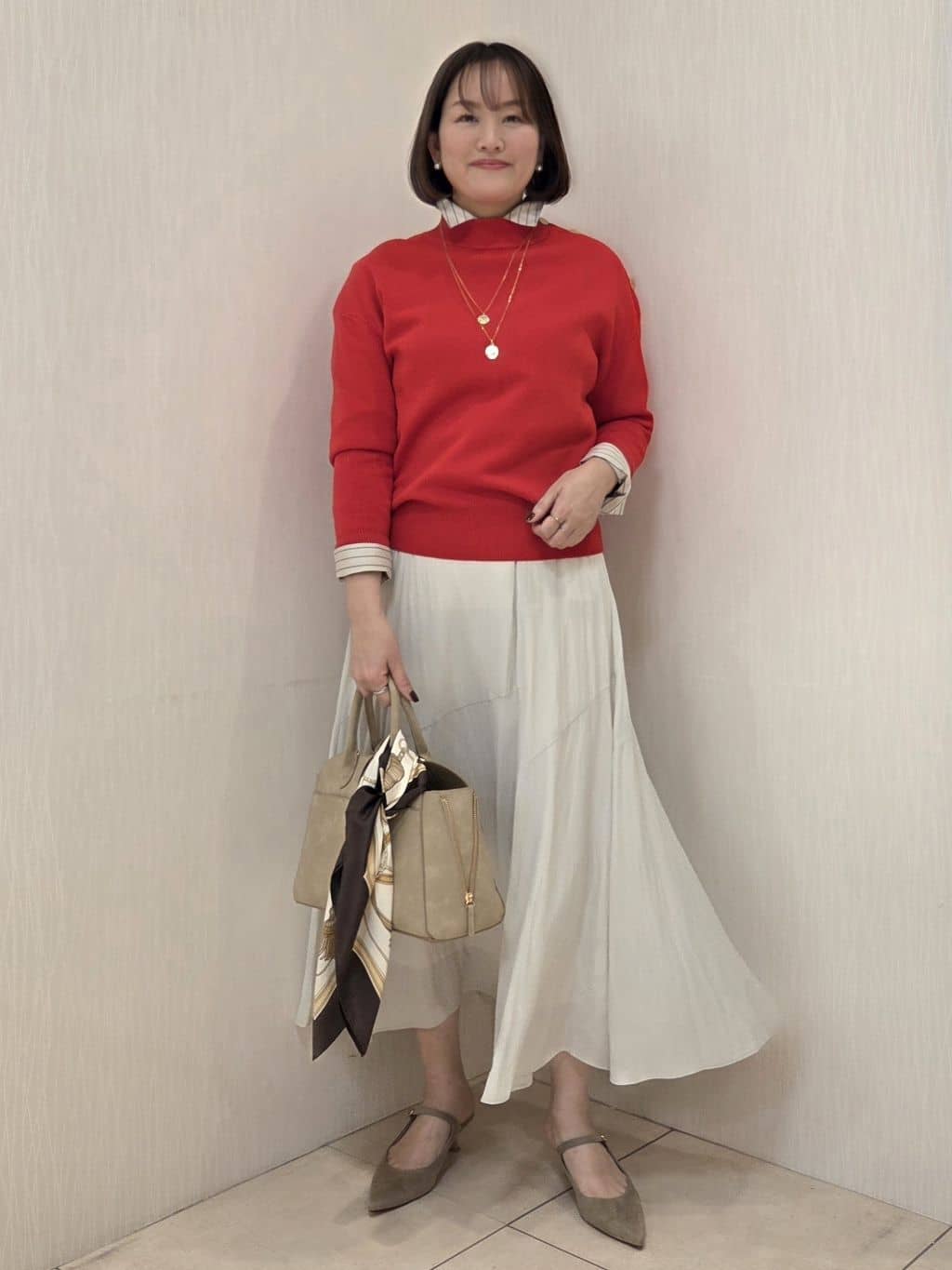 naokoさんの「UNTITLED｜【洗える】ミラノリブニット」を使ったコーディネート