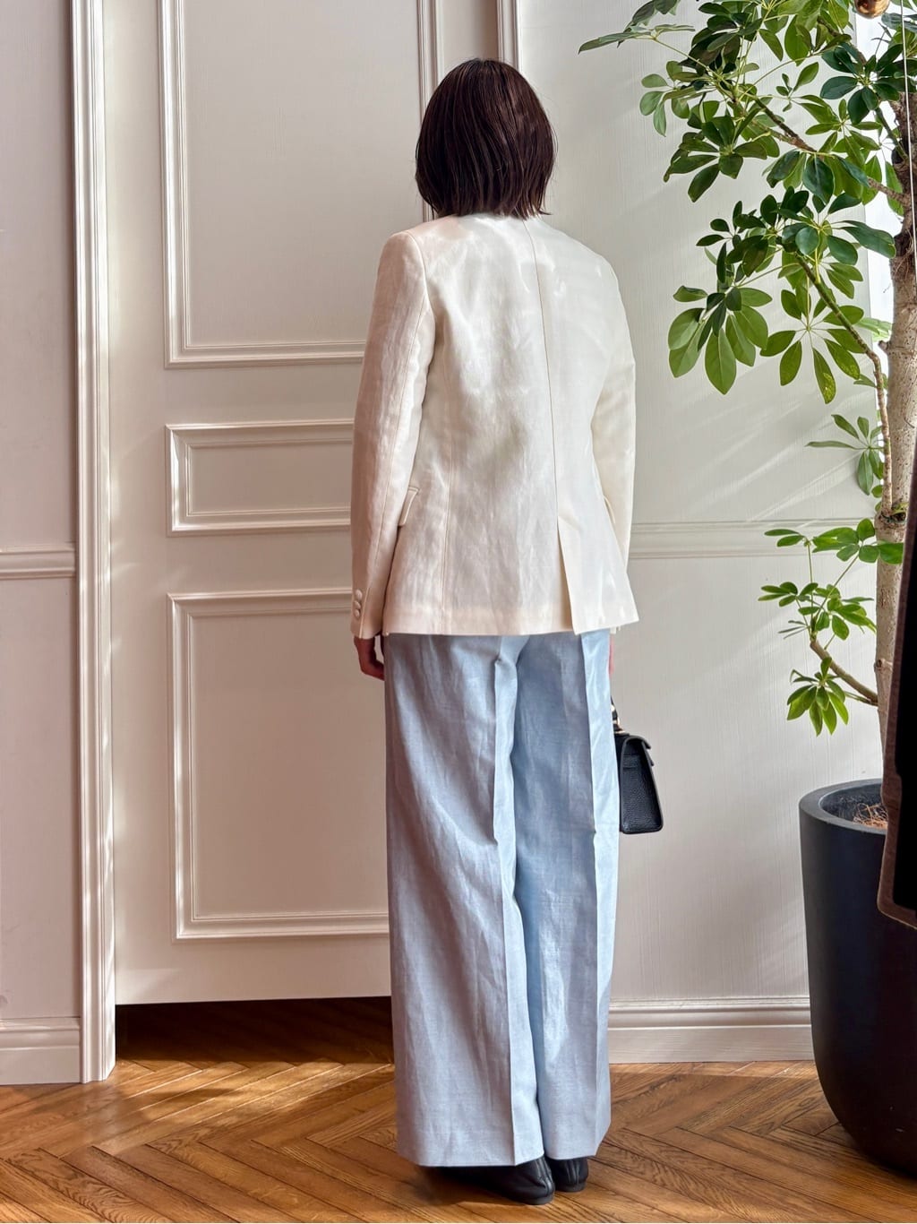 nakaoさんの「DRESSTERIOR｜◆【ウォッシャブル】コットンフルニードルボーダーニット」を使ったコーディネート