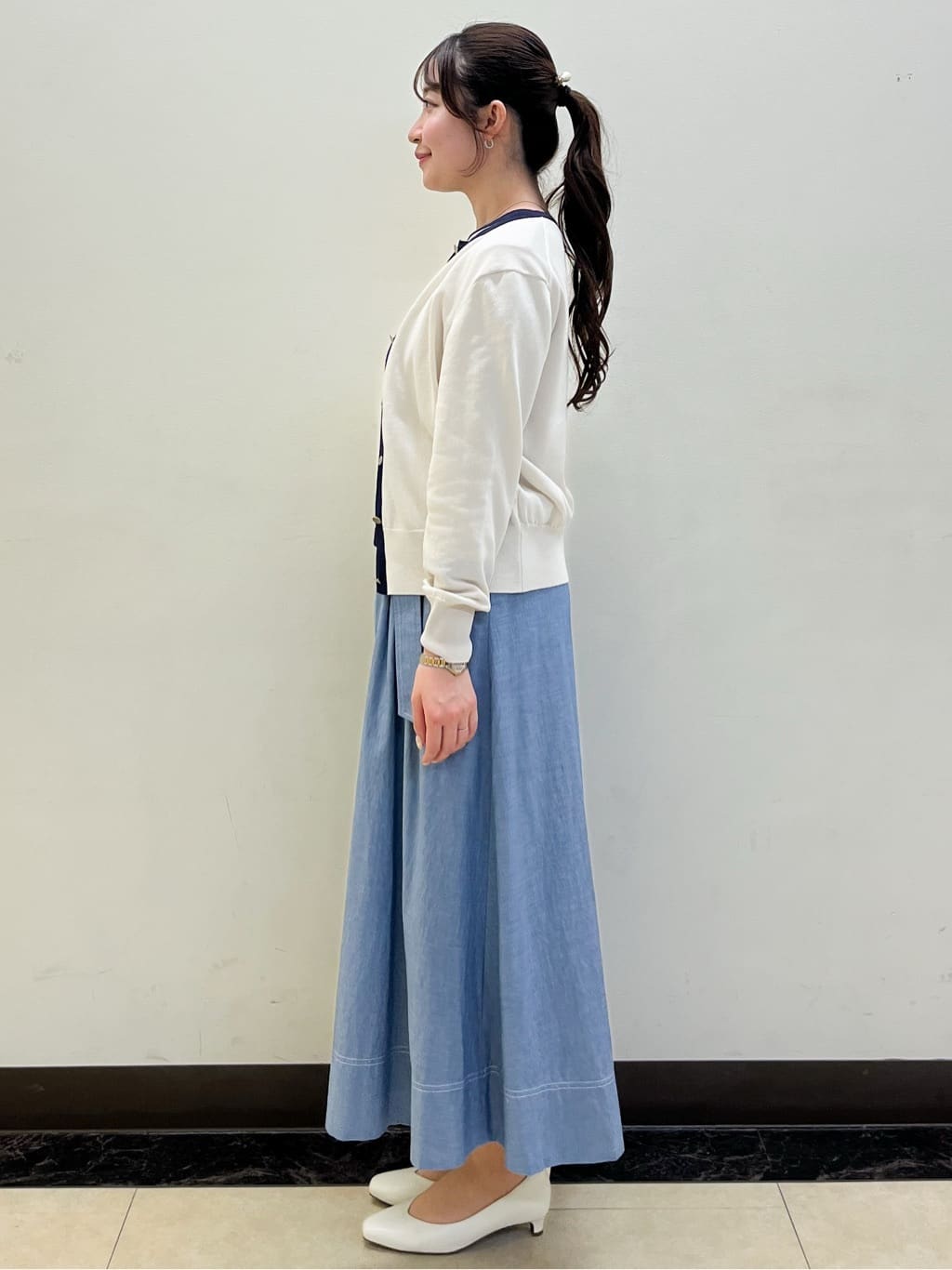 mikikoさんの「Reflect｜【アンサンブル可】バイカラーニット」を使ったコーディネート