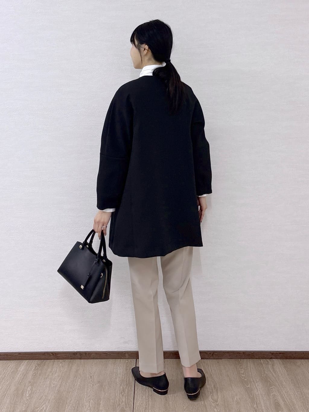 sachikoさんの「OPAQUE.CLIP｜フォルムスリーブミドルコート【洗濯機OK】」を使ったコーディネート