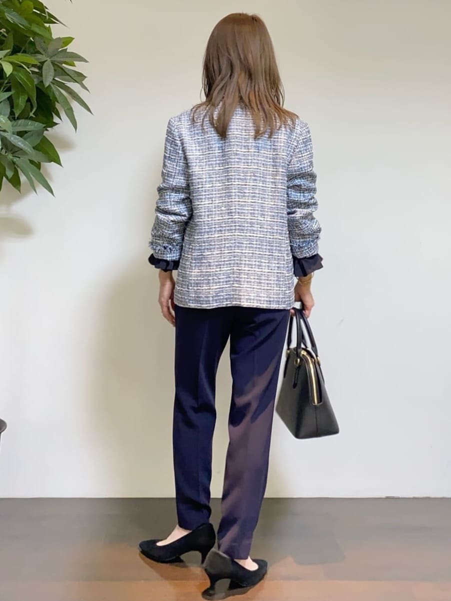 tomoさんの「UNTITLED｜【仕事着/スーツ】ファンシーツイード ジャケット」を使ったコーディネート