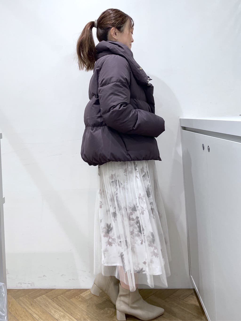 Junさんの「index｜KAWADAダウンショートコート【撥水／洗濯機OK／静電気防止裏地】《XS～LL》」を使ったコーディネート