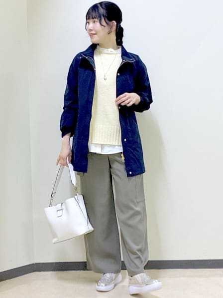  beni_gingerさんの「Reflect｜【レイヤードにおすすめ◎】ロング丈リラクシーニット」を使ったコーディネート