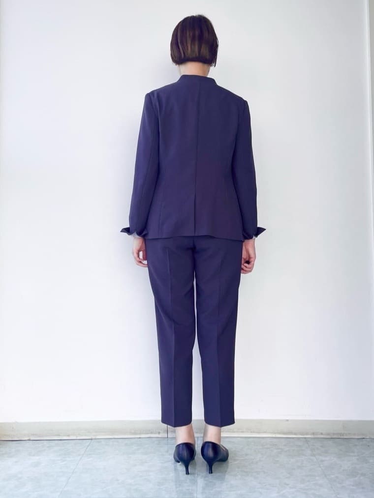 aliceさんの「UNTITLED｜【セットアップ可/UV/接触冷感】エアリーノーカラージャケット」を使ったコーディネート