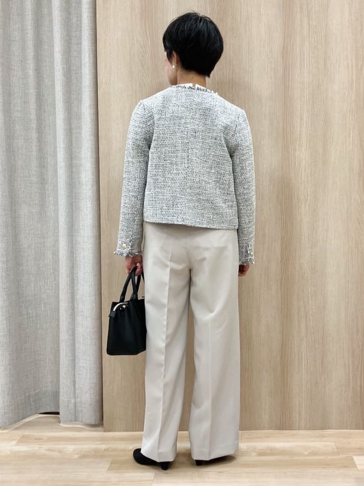 Keiさんの「grove｜【マシンウォッシュ／防シワ/SS-3L】ストレッチワイドパンツ」を使ったコーディネート