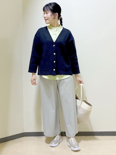  beni_gingerさんの「Reflect｜【着回し力◎】ジャケット風ニットカーディガン」を使ったコーディネート