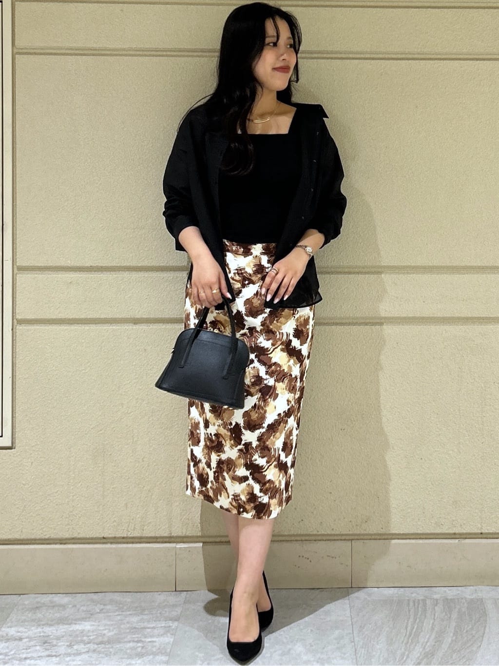 Momokaさんの「COUP DE CHANCE｜【手洗い可】シアーローンシャツ」を使ったコーディネート