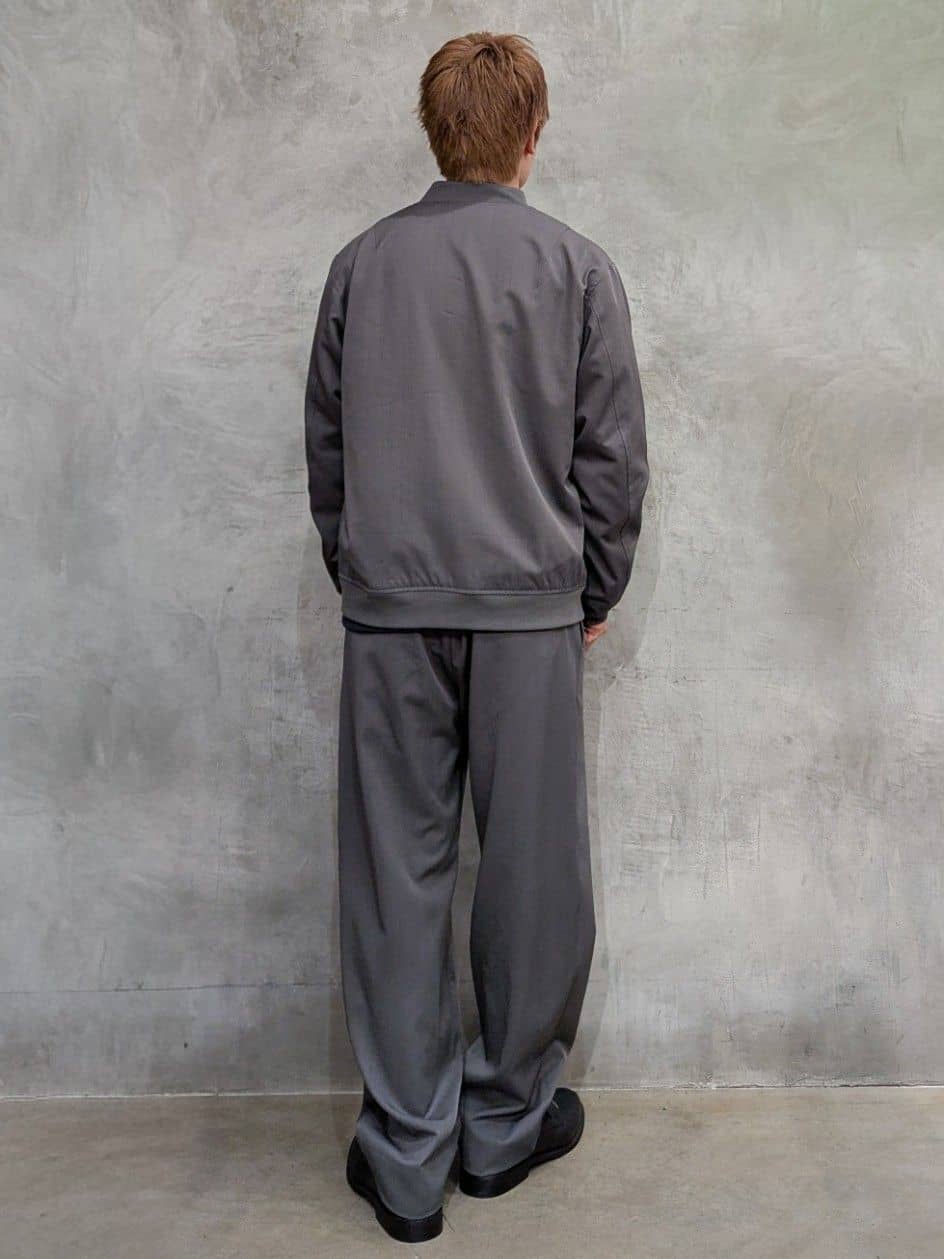 daiさんの「THE SHOP TK｜FLEX LINE ストレッチリブブルゾン　ストレッチ/防シワ/マシンウォッシャブル/セットアップ可」を使ったコーディネート