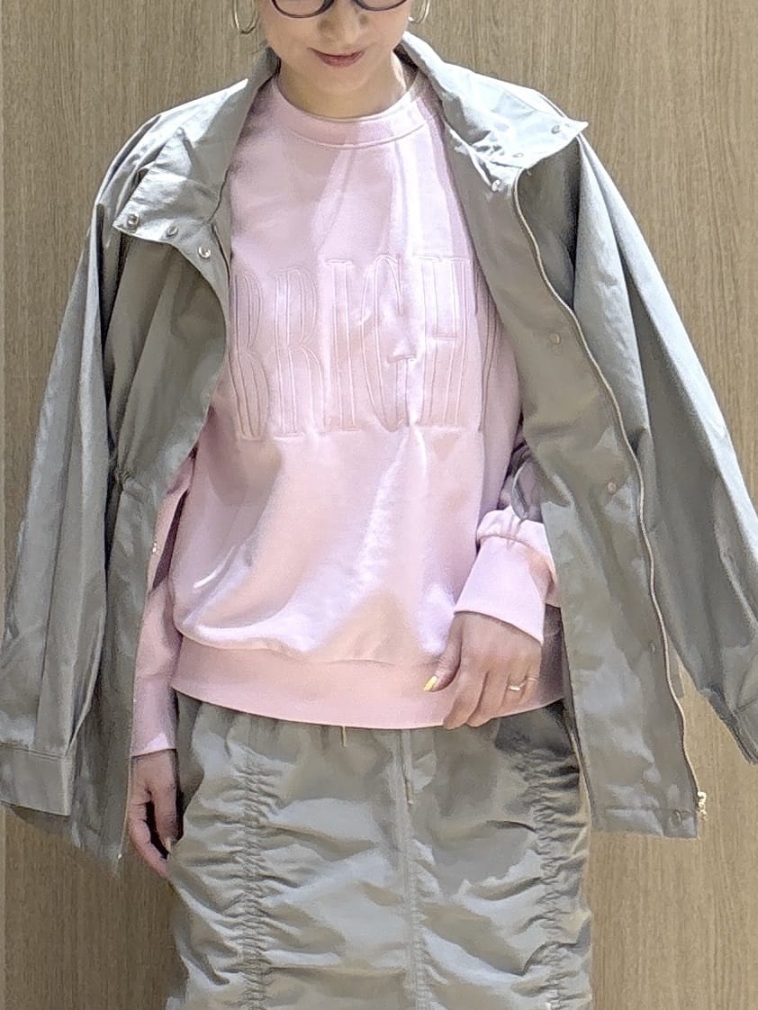 たけねぇさんの「OPAQUE.CLIP｜撥水スタンドZIPブルゾン【洗濯機OK／UVケア／花粉対応】」を使ったコーディネート