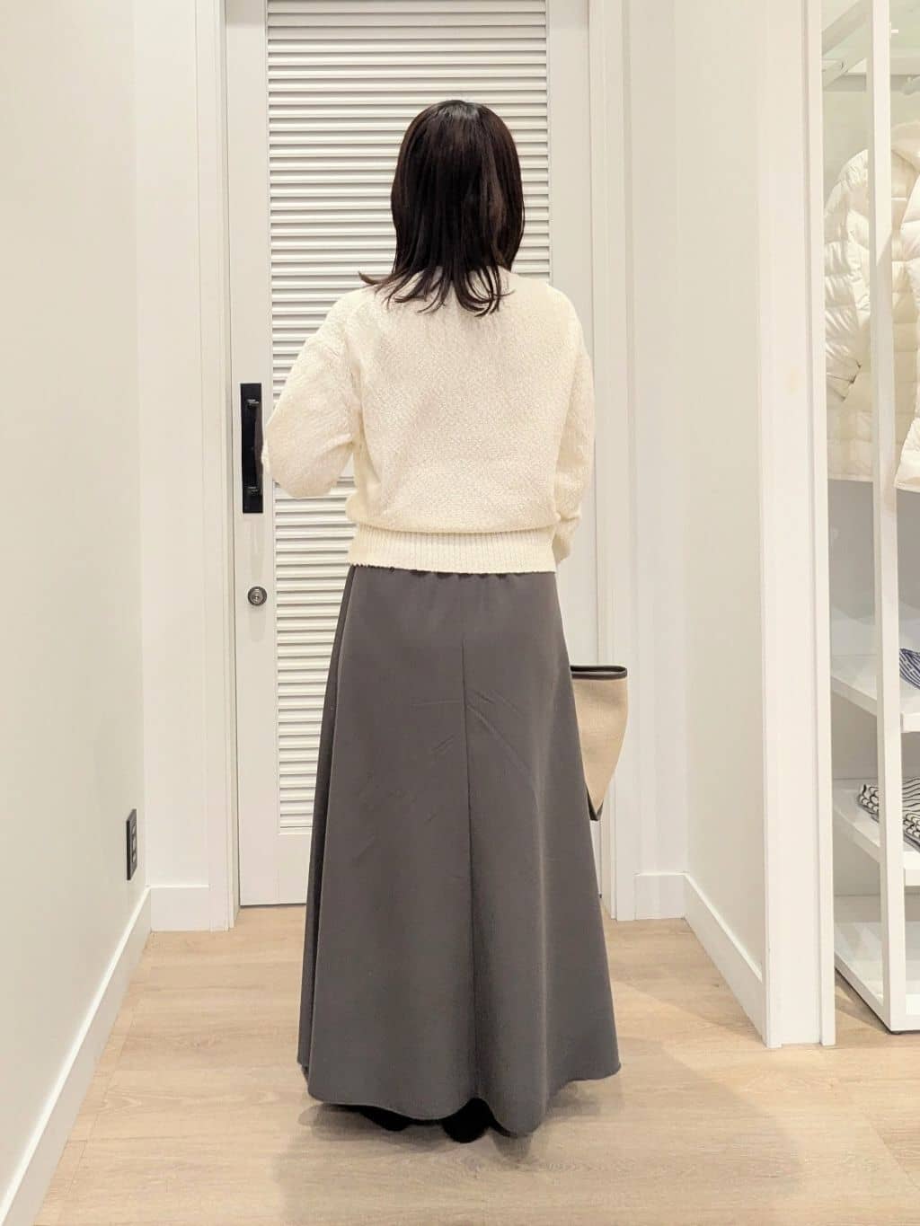enさんの「Dessin｜シャンブレースプリングコート」を使ったコーディネート