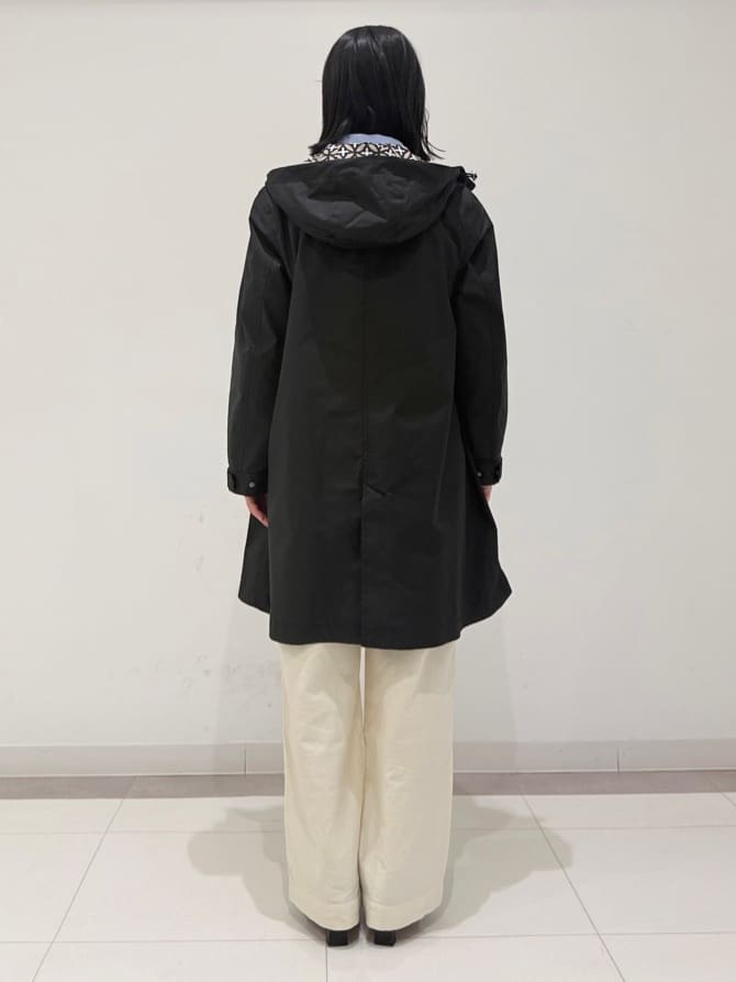 MIYAKAWAさんの「DRESSTERIOR｜【ウォッシャブル/撥水素材】撥水フーテッドツイルコート」を使ったコーディネート