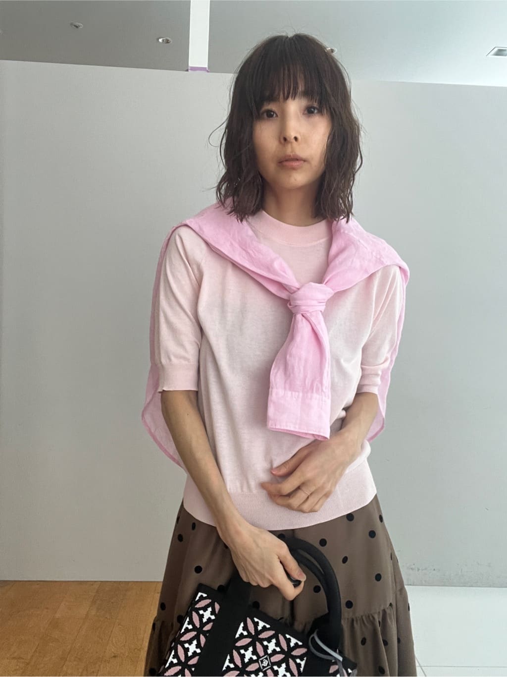 misaさんの「DRESSTERIOR｜【人気定番/ウォッシャブル】ガーメントダイラミーシャツ」を使ったコーディネート