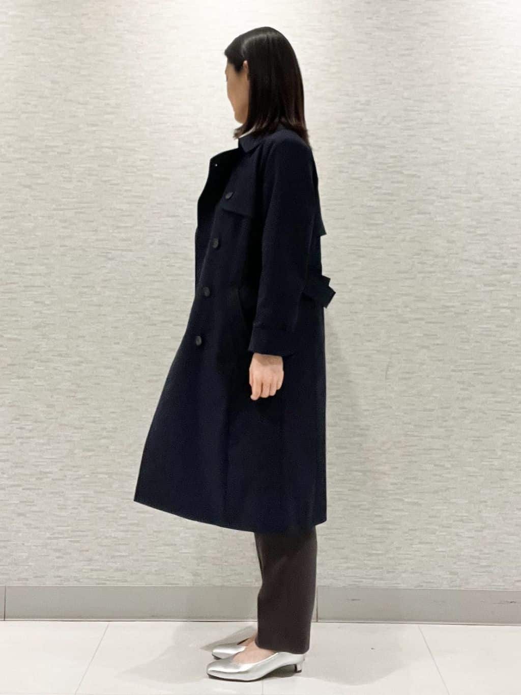 marikoさんの「Reflect｜【通勤／ライナー取り外し可】中綿ライナー付トレンチコート」を使ったコーディネート
