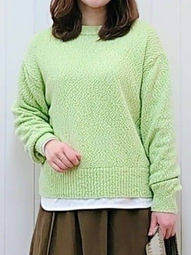 itoさんの「Dessin｜【洗える】ローゲージコットンニット」を使ったコーディネート
