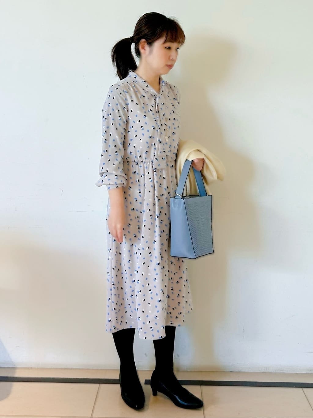 ひーさんの「Reflect｜【ライトアウター／ゆったり羽織れる／気軽な羽織りに◎】ライトブルゾン」を使ったコーディネート