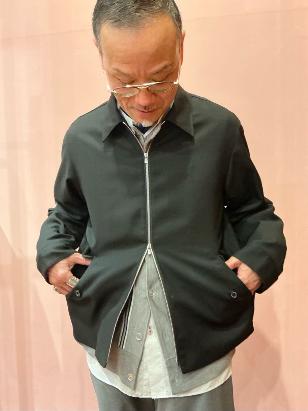 torigoeさんの「DRESSTERIOR｜【ウォッシャブル】ウールハリントン ジャケット」を使ったコーディネート