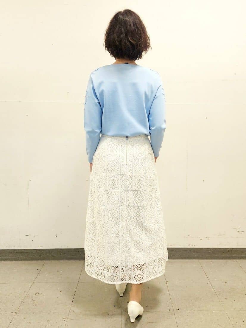 mayumayuさんの「Reflect｜レースデザインスリーブカーディガン」を使ったコーディネート