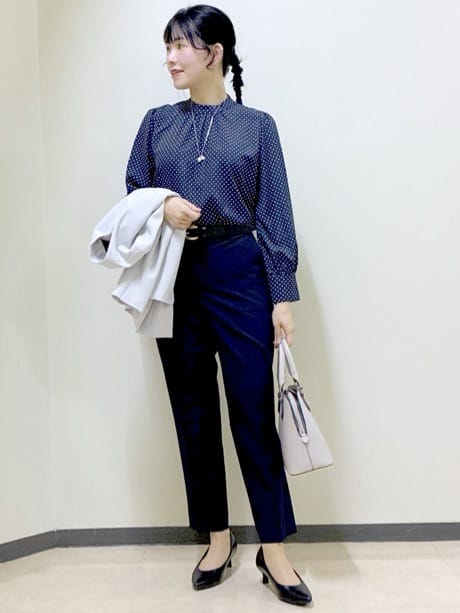  beni_gingerさんの「Reflect｜【SS-4Lサイズ】ドットプリントブラウス」を使ったコーディネート