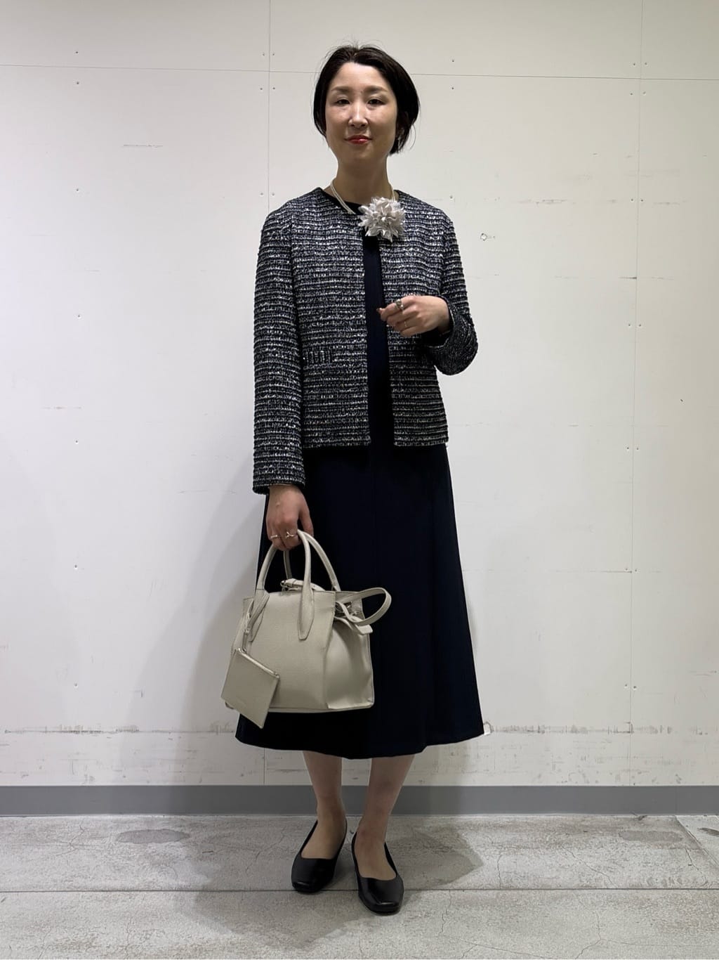 yuriさんの「INDIVI｜◆【合皮／マルチWAY／サブバッグ付】ミニショルダーバッグ」を使ったコーディネート