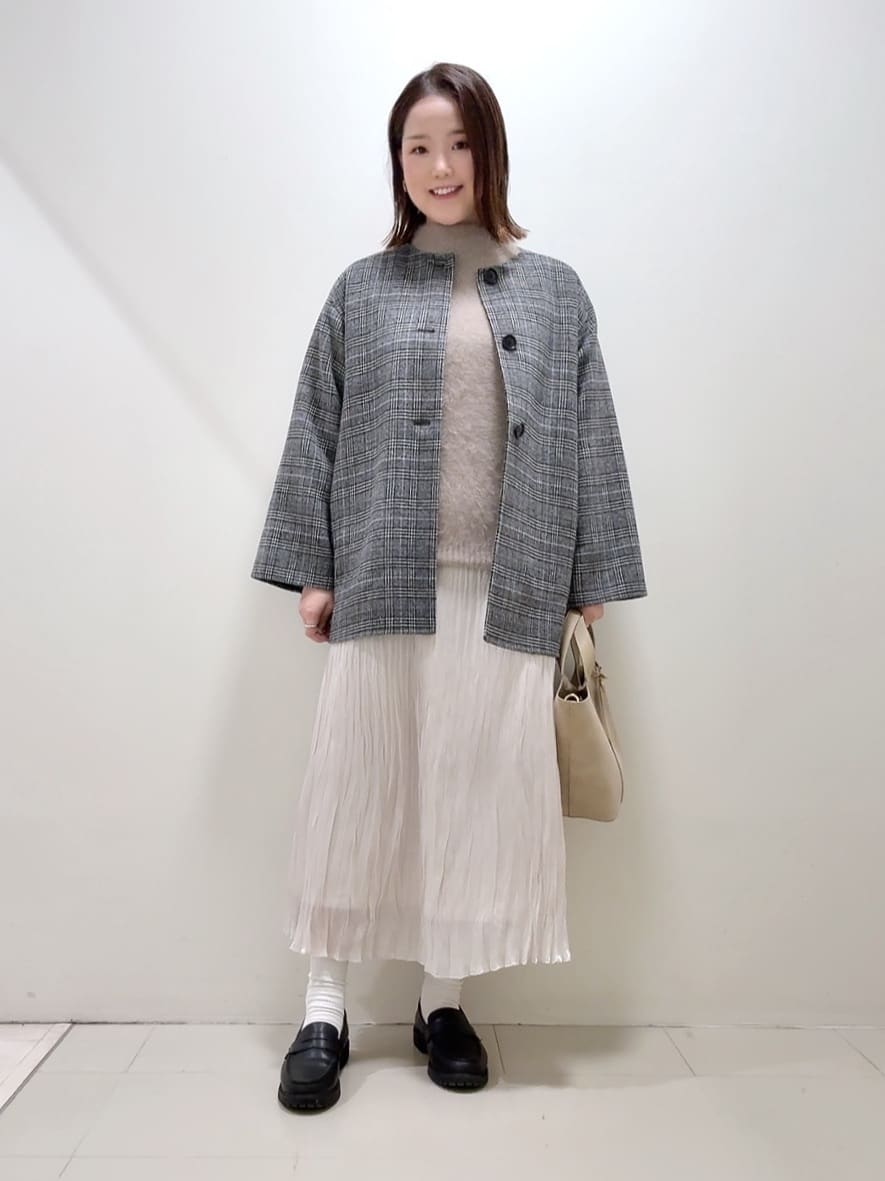 YUIさんの「UNTITLED｜【ミディ丈/軽やか】セミラグランリバー コート」を使ったコーディネート
