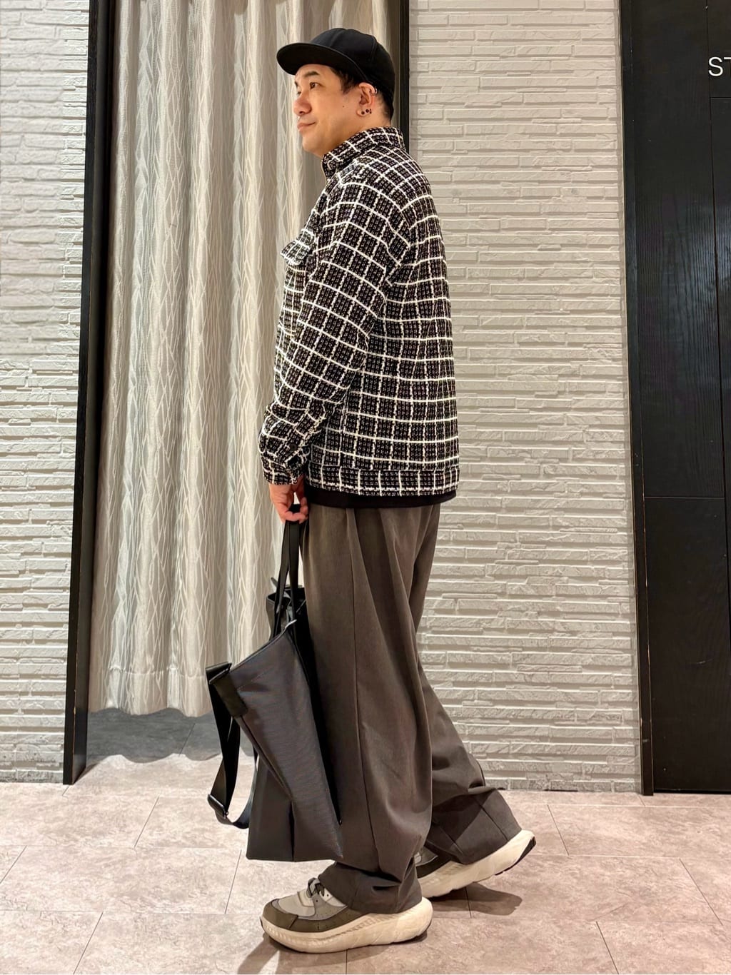 Pーyamaさんの「THE SHOP TK｜【カジュアルに上品さをプラス】変わり織ツイードブルゾン　洗濯機OK」を使ったコーディネート
