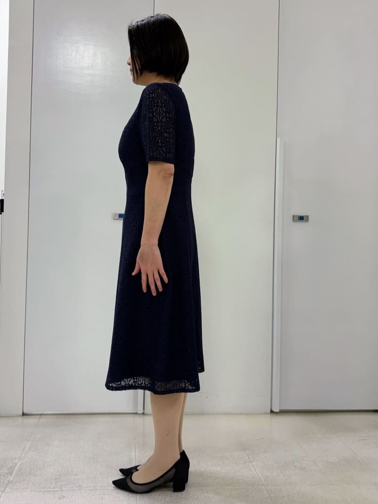 hIさんの「COUP DE CHANCE｜【手洗い可／日本製／360&deg;シリーズ】ラッセルレースワンピース」を使ったコーディネート